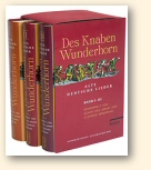 Reclam-cassette met de 3 delen Des Knaben Wunderhorn, verschenen in augustus 2006