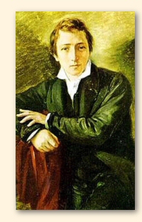 Portret van Heinrich Heine