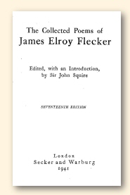 Omslag van The Collected Poems van James Elroy Flecker