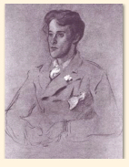 Alfred Douglas, chalk and pastel drawing, 1893, by William Rothenstein (1872-1945)