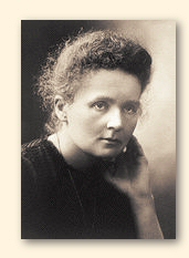 Marie Curie, beter bekend als Madame Curie (1867-1934), kreeg tweemaal de Nobelprijs: in 1903 voor Natuurkunde, samen met haar man; in 1911 voor Scheikunde