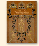 Bandontwerp voor de driedelige volksuitgave van rond 1900 met Da Costa's 'Kompleete Dichtwerken'