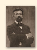 Richard Dehmel, foto genomen rond 1900