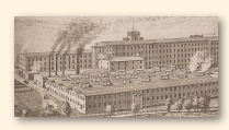 De vloerkledenfabriek in Yonkers, waar John Masefield in 1895 lange uren heeft gemaakt
