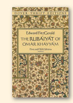 Voorplat van de gecombineerde Eerste en Vijfde editie van de FitzGerald-versie van Omar Khayyáms 'Rubáiyát'