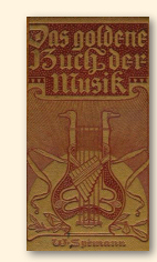 Voorplat van 'Das goldene Buch der Musik', editie 1912