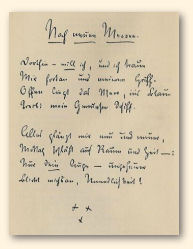 Drukversie van Nietzsche’s handschrift