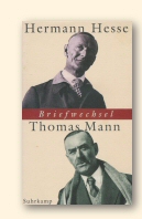Omslag van de boekuitgave van de Briefwechsel tussen Hermann Hesse en Thomas Mann in de derde, uitgebreide editie van 1999