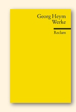 Omslag van Reclams UB-uitgave met werk van Georg Heym