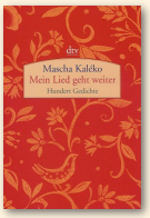 Voorzijde omslag van de bundel met een keuze uit de gedichten van Mascha Kaléko