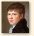 Jeugdportret van de dichter Heinrich von Kleist (1777-1811)