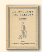 Titelpagina van 'De Sprookjes van Leander', in de Nederlandse vertaling van J. Tersteeg