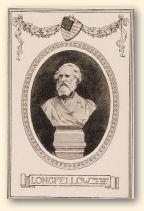 Henry Wadsworth Longfellow, borstbeeld in Westminster Abbey