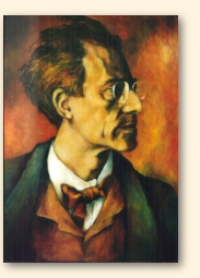 Portret Gustav Mahler door Laura van den Hengel