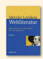 Voorzijde van het tweede deel van 'Metzler Lexikon Weltliteratur'