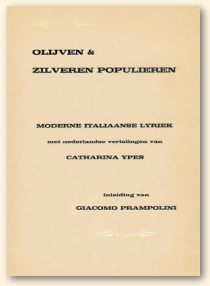 Voorzijde van de ingenaaide editie van Olijven en zilveren populieren uit 1960