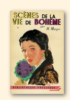 Omslag van het eerste deel van Murgers 'Scènes de la vie de Bohème'