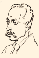 Rainer Maria Rilke, zoals hij in 1917 werd getekend