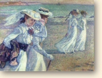 Jonge vrouwen op het strand (1901)