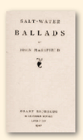Titelpagina van de bundel 'Salt-Water Ballads' (1902)