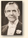 Statieportret van dirigent Malcom Sargent (1895-1967)