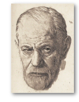 Sigmund Freud door Ferdinand Schmutzer (1870-1928)