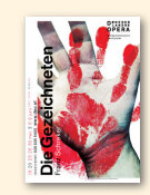 Poster van De Nederlandse Opera voor 'Die Gezeichneten'