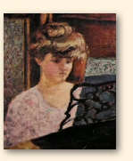 Misia Sert, afbeelding overgenomen van de voorzijde van het omslag van haar autobiografie, Misia, in 1952 verschenen bij Gallimard in Parijs