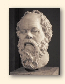 Borstbeeld van Sokrates. Louvre, Parijs