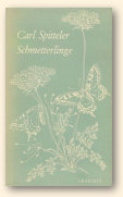 Voorzijde van het stofomslag van de bundel 'Schmetterlinge' (1889)