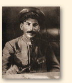 Stalin in 1918 als soldaat