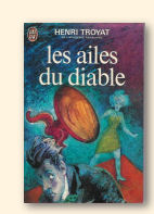 Voorzijde van de pocket-uitgave van 'Les ailes du diable', uit de reeks 'J'ai lu'